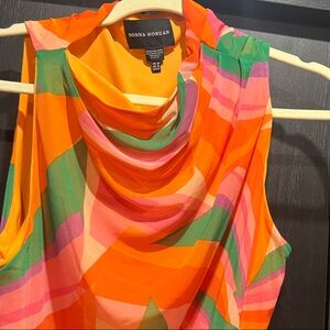 Donna Morgan Multicolor Maxi Dress